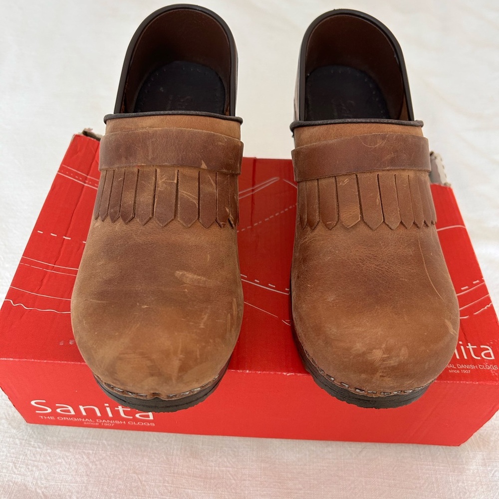 Sanita Abilene Oil Leather Clog